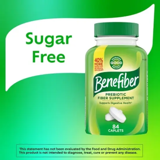 Benefiber Prebiotic Fiber Supplement Caplets - 84ct image {8}