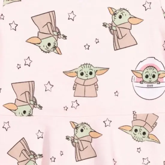Star Wars The Mandalorian Baby Yoda French Terry Dress Scrunchy Set  image {3}