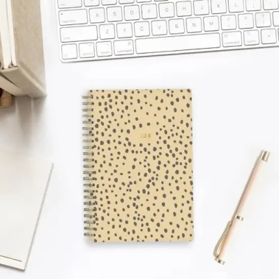 The Everygirl x Day Designer 2024 Planner 5"x8" Weekly/Monthly Senegal Tan image {1}