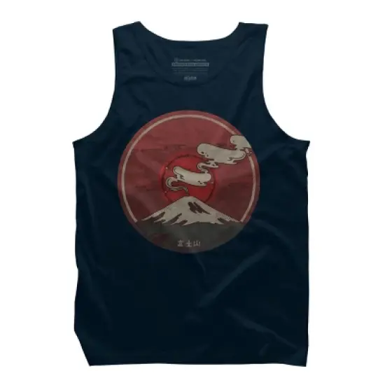Men's Design By Humans Fuji By againstbound Tank Top image {3}