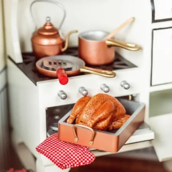 The Queen's Treasures 18 In Doll 7 Pc Kitchen Pots, Pans, Food Accessory image {1}