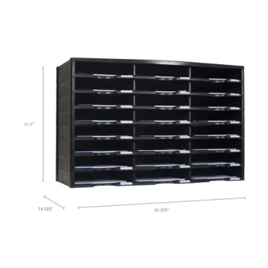 Storex 24 Compartment Literature Organizer image {2}