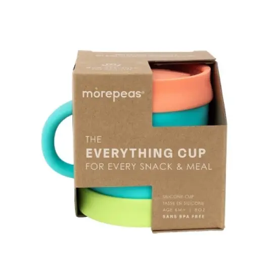 morepeas Everything Snack Cup Sherbert - Teal Green image {5}