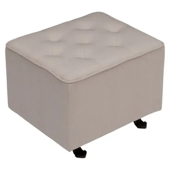 Delta Children&reg; Emma Diamond Tufted Gliding Ottoman image {4}