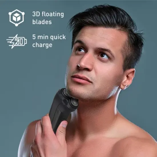 The Ultimate Men's Grooming & Relaxation Bundle &ndash; Beard Care, Electric Shaver, and Massage Gun image {1}