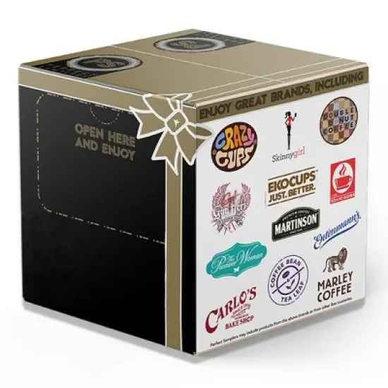 Crazy Cups Perfect Samplers Caramel Flavored Coffee Pods Variety Pack image {1}
