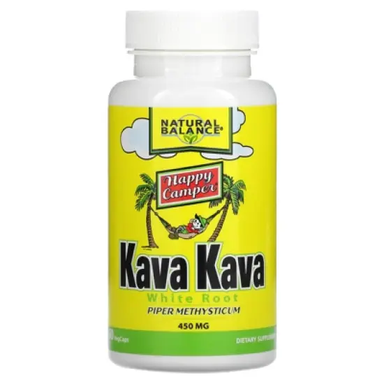 Natural Balance Kava Kava, 60 VegCaps (450 mg per Capsule) image {2}