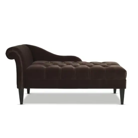 Jennifer Taylor Home Harrison Tufted Roll Arm Chaise Lounge image {9}
