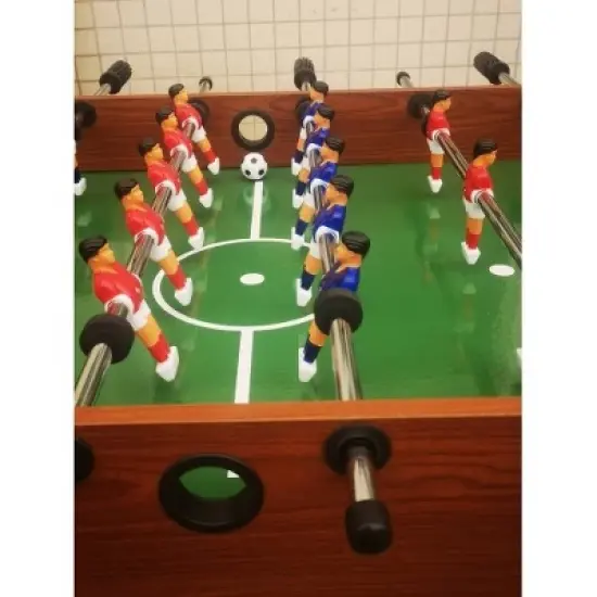 Foosball table, table soccer, Children's game table, table games, Black+Natural image {1}