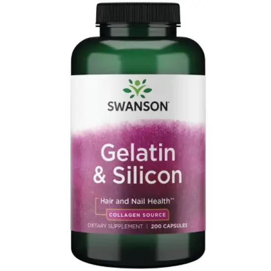 Swanson Gelatin & Silicon 200 Caps image {5}