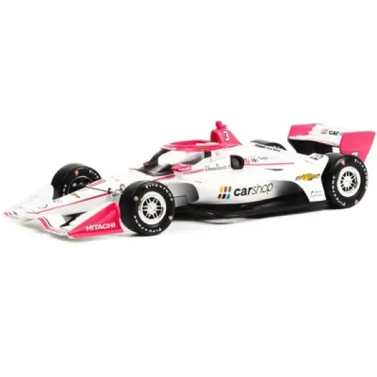 Dallara IndyCar #3 Scott McLaughlin "CarShop" Team Penske "NTT IndyCar Series" (2021) 1/18 Diecast Model Car by Greenlight image {1}