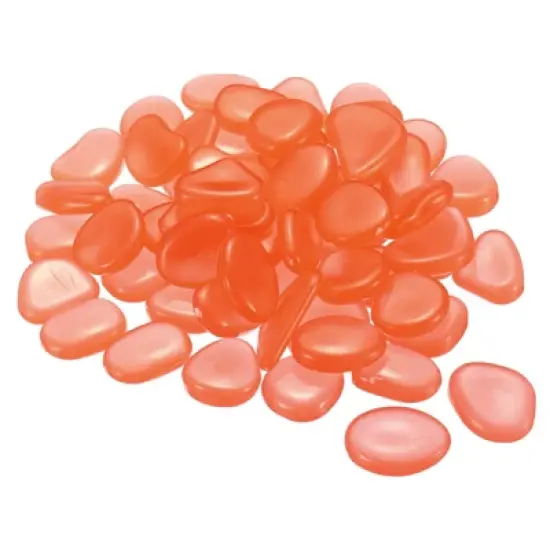 Unique Bargains Fish Tank Decoration Glow Rocks Pebbles 20-30mm 150 Pcs image {9}