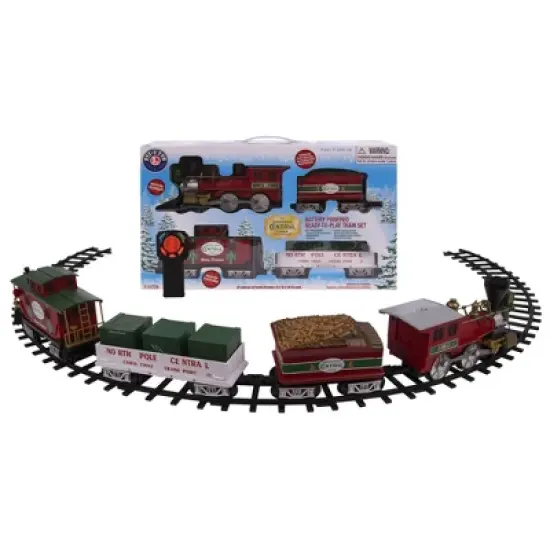 Lionel Trains North Pole Central Ready to Play Battery Power Christmas Train Set image {1}