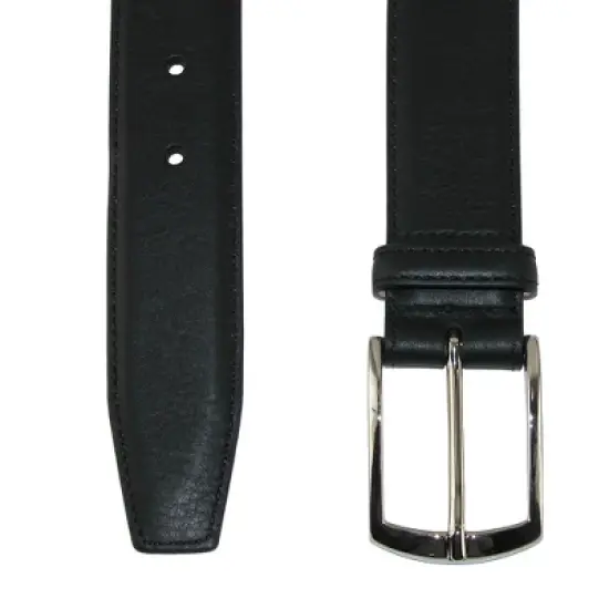 CrookhornDavis Men's Borgo Boxcalf Dress Belt with Solid Brass Buckle image {1}