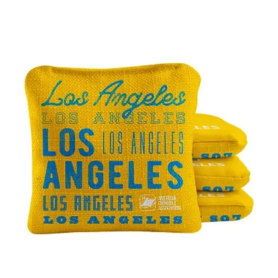 Skip's Garage | Gameday Los Angeles Football Synergy Pro Cornhole Bags (Set of 4) image {5}