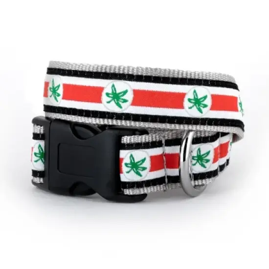 The License House Ohio State Buckeyes Dog Helmet Decal Collar image {1}