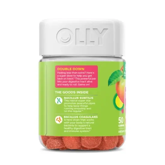 OLLY Extra Strength Probiotic Gummies for Immune and Digestive Support - 50ct image {5}