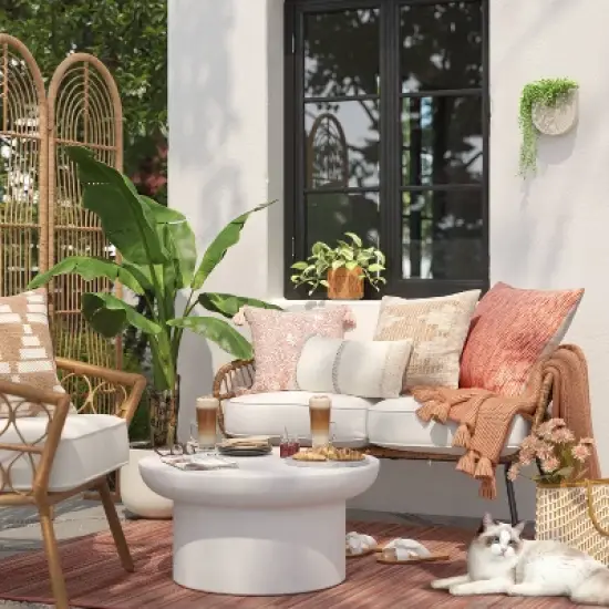 Space Dyed Pattern Outdoor Rug - Threshold&trade; image {1}