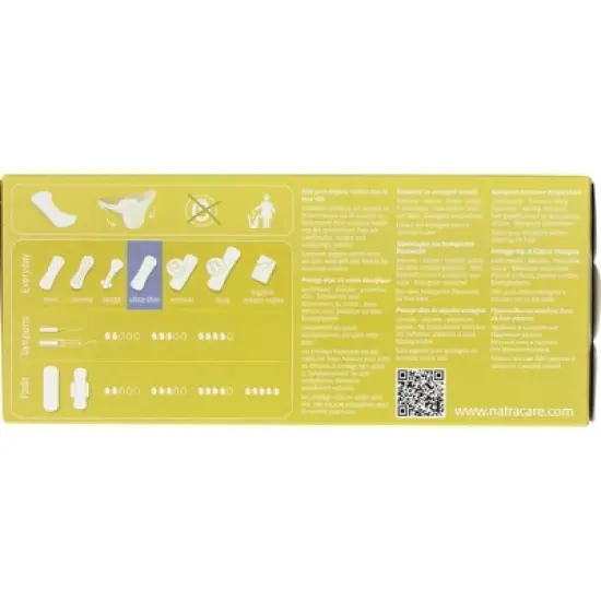 Natracare Organic Cotton Panty Liners Ultra Thin - 22 ct image {1}