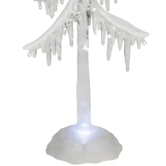 Northlight LED Lighted Acrylic Icicle Tree Christmas Decoration - 14" image {7}