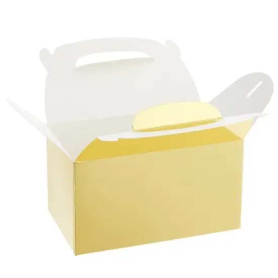 Blue Panda 24 Pack Gold Gable Treat Boxes for Wedding, Birthday Party, Small Boxes for Gifts, Party Favors, Candies, Goodies, 6 x 3.5 x 3.5 In image {5}