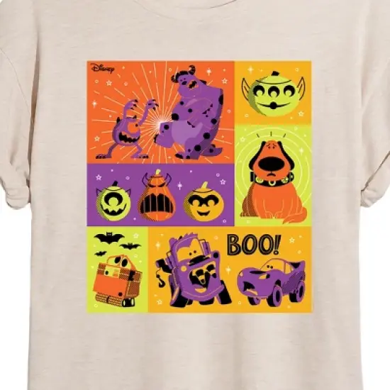 Women's - Disney - Halloween Movies Grid Oversized Graphic T-Shirt image {1}