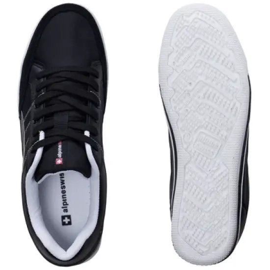 Alpine Swiss Mens Stefan Suede Trim Retro Fashion Sneakers image {4}