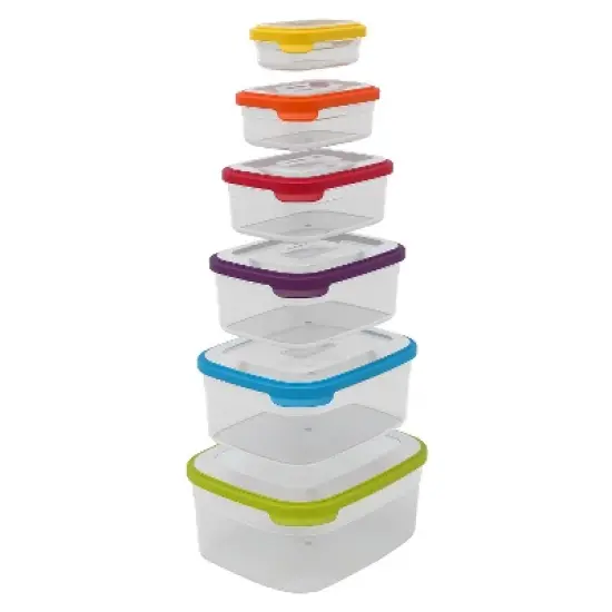 Joseph Joseph Nest Storage Set of 6 Compact Food Storage Containers image {2}