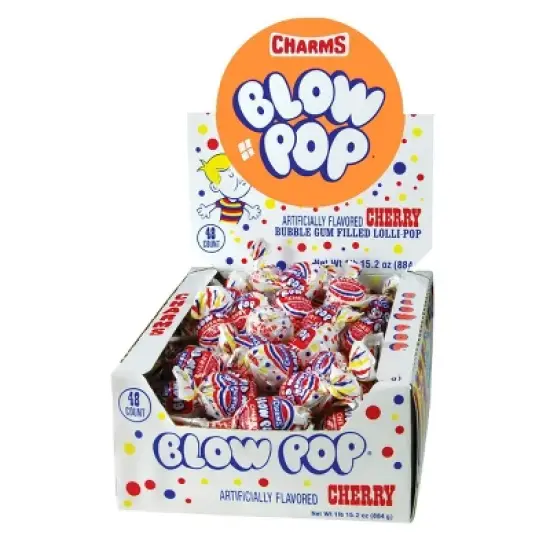 Charms Blow Pop Cherry, 48 Count image {3}