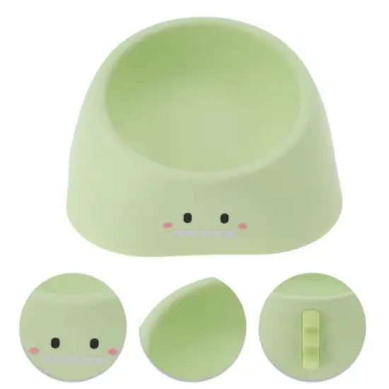 Unique Bargains Non-Skid Puppy Bowl Green 1 Pc image {2}