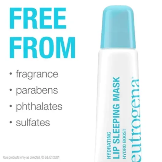 Neutrogena Hydro Boost Hydrating Lip Sleeping Mask with Hyaluronic Acid, Clear Overnight & Daily Moisturizing Treatment for Very Dry Lips - 0.35oz image {5}