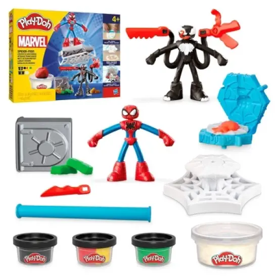 Play-Doh Spider-Man Launch and Slice Battle Playset image {4}
