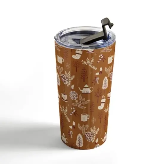 Pimlada Phuapradit Christmas Woods 2 20 oz Stainless Steel Travel Mug - Deny Designs image {3}