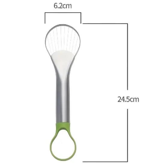 Kitcheniva 2-in-1 Stainless Steel Avocado Dragon Fruit Slicer and Pit Remover image {4}