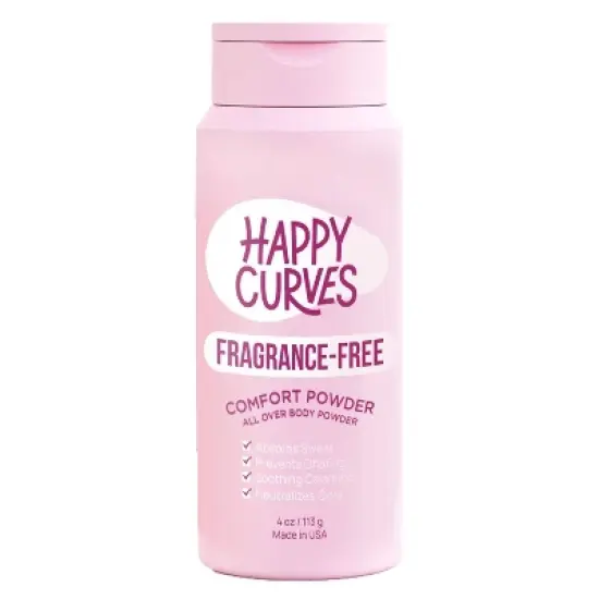 Happy Curves Comfort Powder Deodorant - Fragrance Free - 4oz image {6}