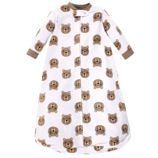 Hudson Baby Infant Boy Long-Sleeve Fleece Sleeping Bag, Little Bear, 0-9 Months image {2}