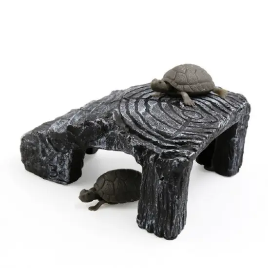 Unique Bargains Aquarium Landscape Resin Ladder Design Turtle Climb Stone Habitat Decoration image {2}