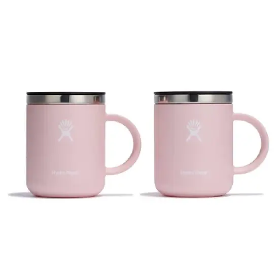 Hydro Flask 2pc Coffee Mug Set Trillium: 12oz Vacuum-Insulated Stainless Steel Travel Mugs with Lids, Pink image {7}
