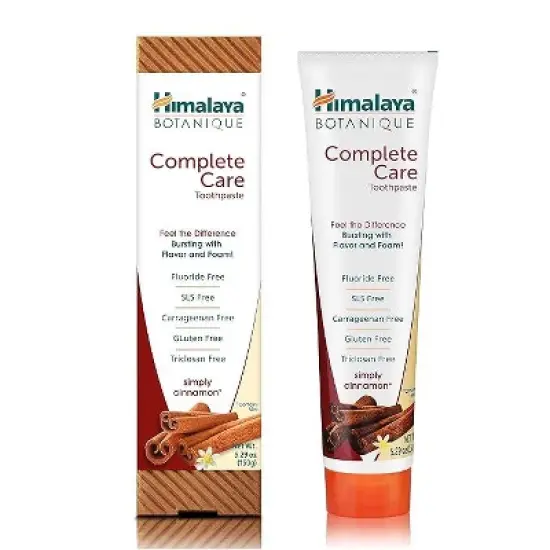 Himalaya Botanique Complete Care Toothpaste, Simply Cinnamon 5.29 oz image {4}