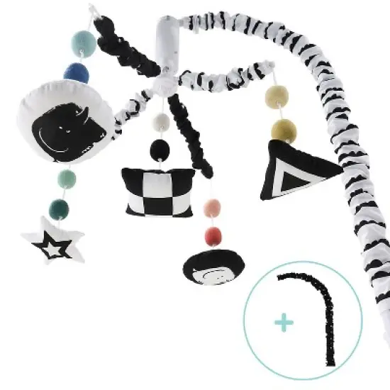 The Peanutshell Preston Black & White Crib Bedding Set, 4pc to 12 Pc image {2}