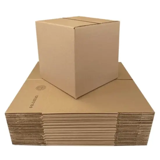UOFFICE Pack of 25 - Corrugated Boxes 12" x 12" x 8" - Cardboard Shipping Boxes image {5}
