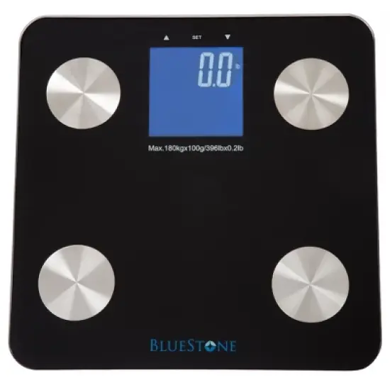 Fleming Supply 7-Function Digital Body Fat Scale &ndash; Black image {4}