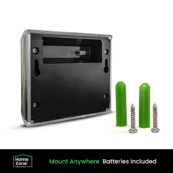 Home Zone Security&reg; 4-Pack Decorative Outdoor Solar Wall Lights Wall, Fence Post, or Step in Silver image {9}