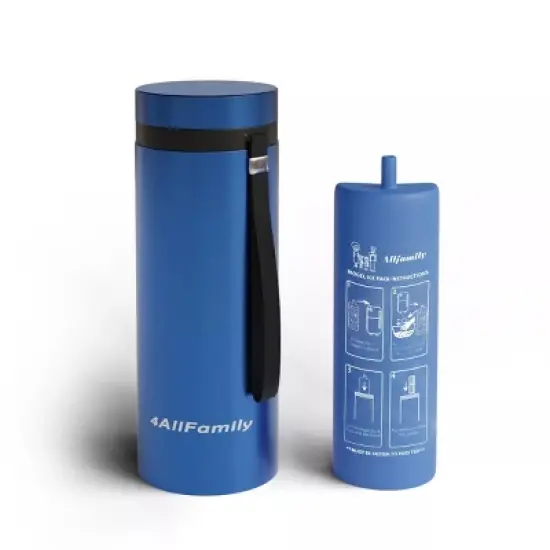 4ALLFAMILY Nomad Medium & Big Diabetes Insulin and Medication Coolers, Blue or Red, TSA Approved Biogel Ice Pack image {7}