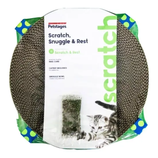 Petstages Easy Life Snuggle and Rest Cat Scratcher image {3}