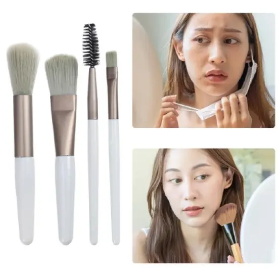 Unique Bargains Travel Makeup Brush Set 8 Pcs image {5}
