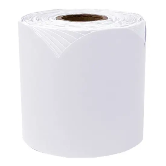 Carson Dellosa Education Rolled Scalloped Bulletin Board Border, Whisper Gray, 65 Feet, Pack of 3 image {2}