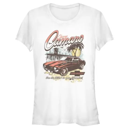 Junior's General Motors See the USA in Your Chevrolet Camaro T-Shirt image {3}