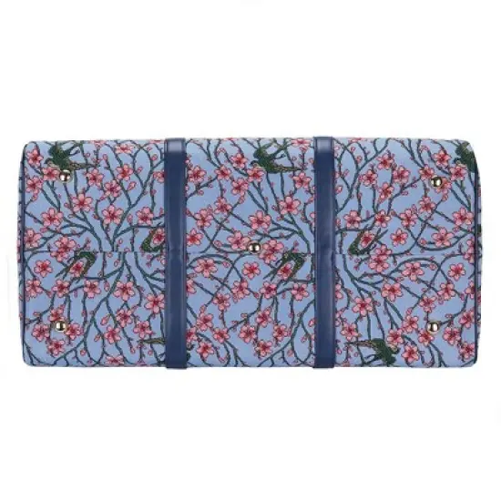 Signare USA Licensed Almond Blossom And Swallow Blue Big Holdall/Duffel Bag image {8}