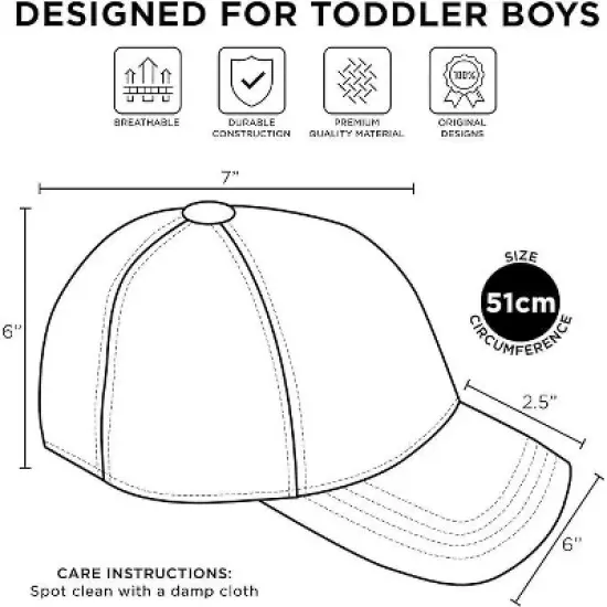 Boys CoComelon and Blippi Toddler Baseball Hat image {4}